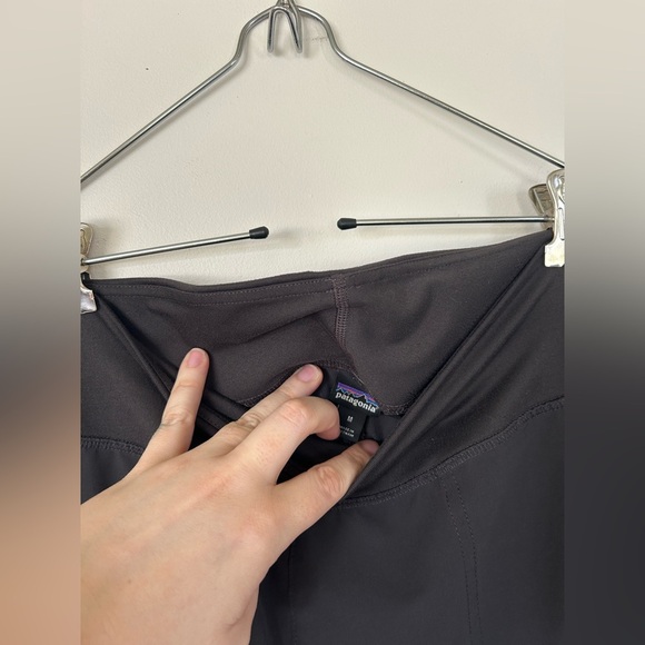 NWOT Patagonia Women's Happy Hike Studio Pants Medium Black - Picture 7 of 9